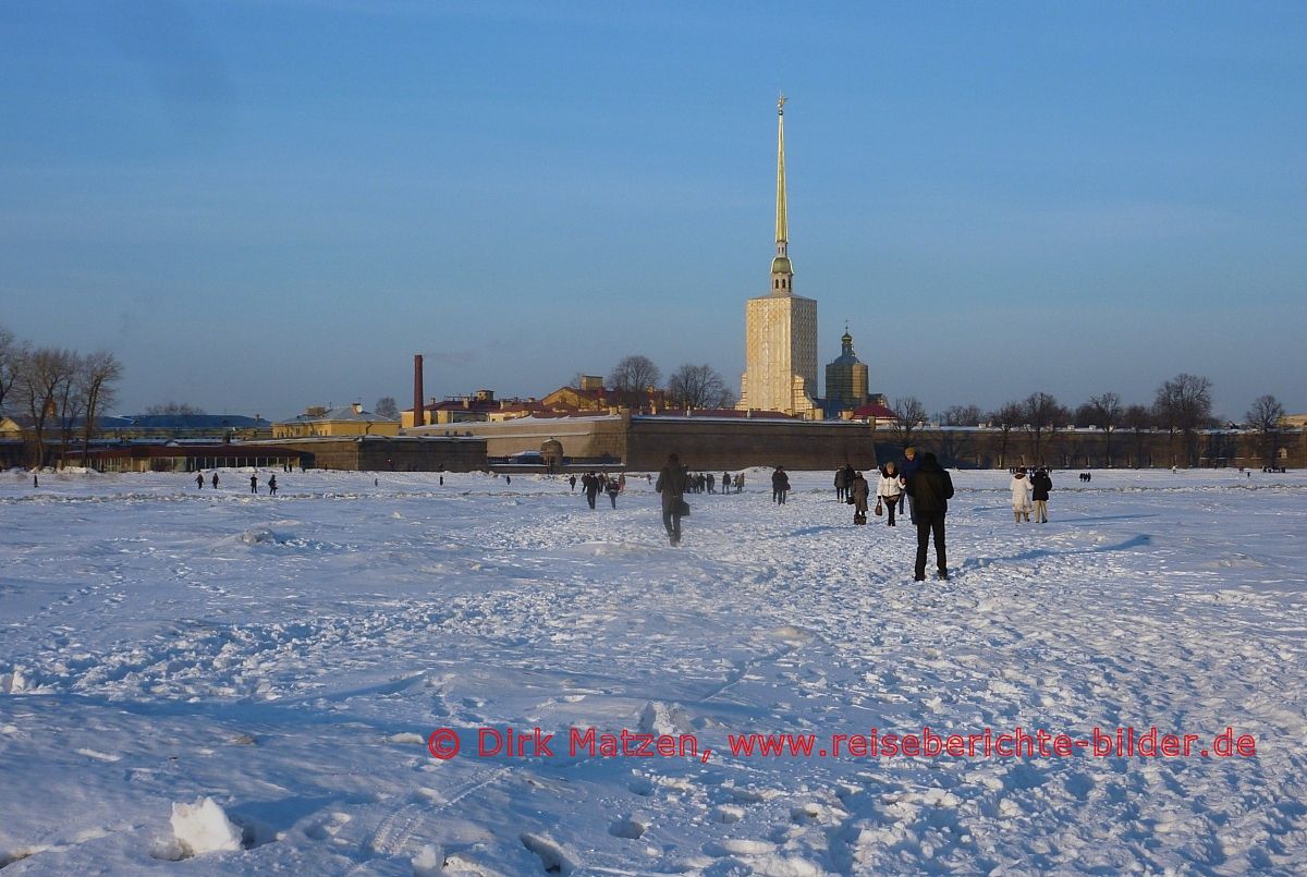 Sankt Petersburg, Weg zur Festung