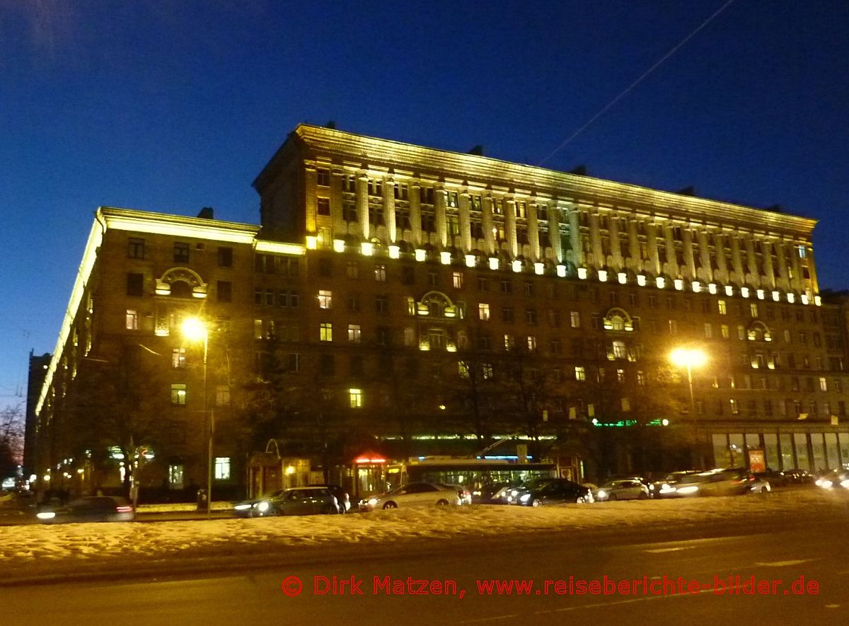 Sankt Petersburg, Moskowskij Prospekt nachts