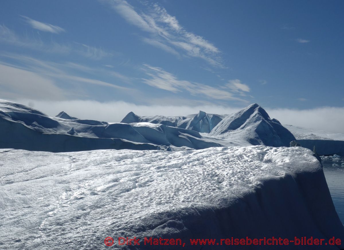 Sarfaq Ittuk, Blick ber Eisberge