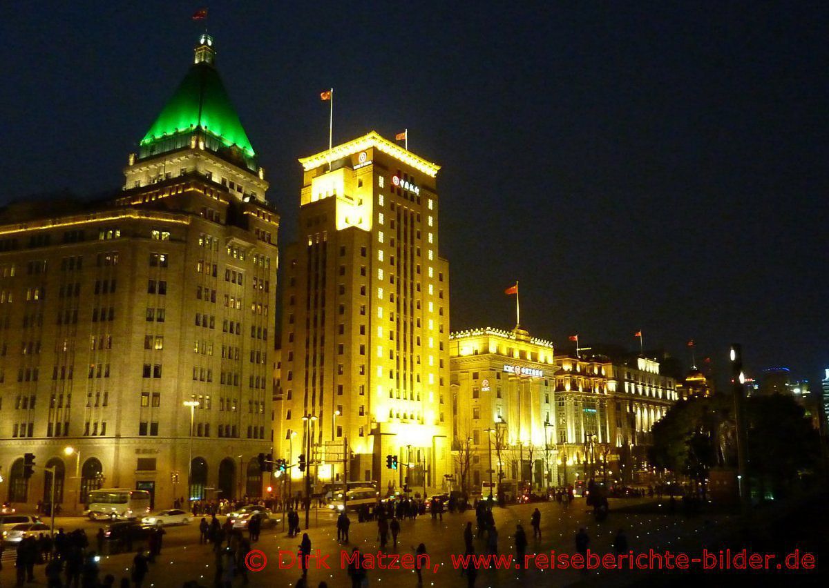 Shanghai, Bund nachts