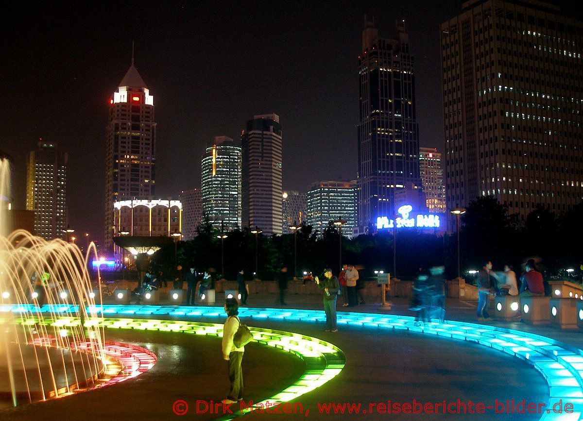 Shanghai, Peoples Square nachts
