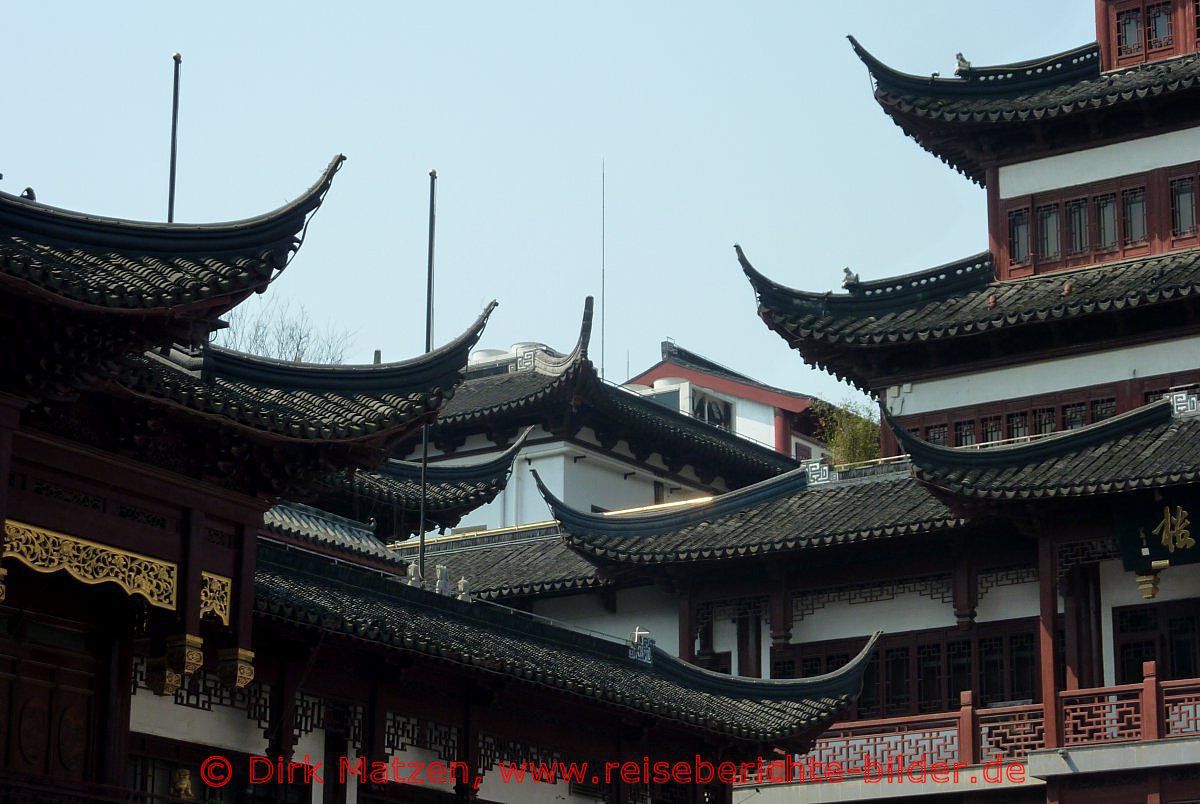 Shanghai, Altstadt Dcher