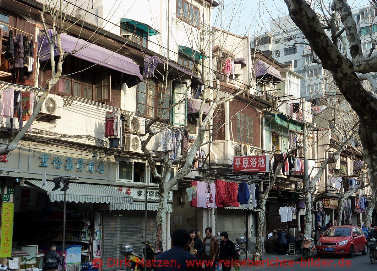 Shanghai, Altstadt Wohnhuser