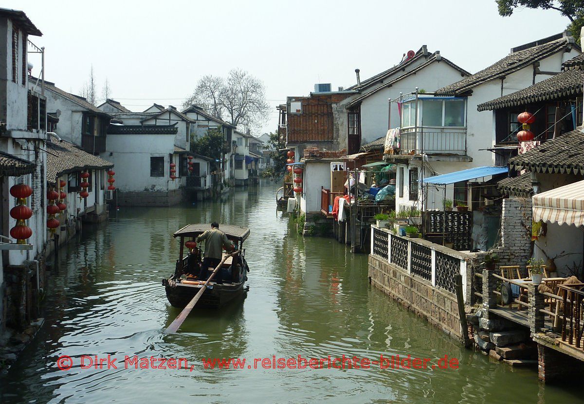 Wasserdorf Zhujiajia, Kanal