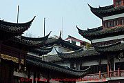 Shanghai, altstadt-daecher