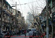 Shanghai, altstadt-wohnstrasse