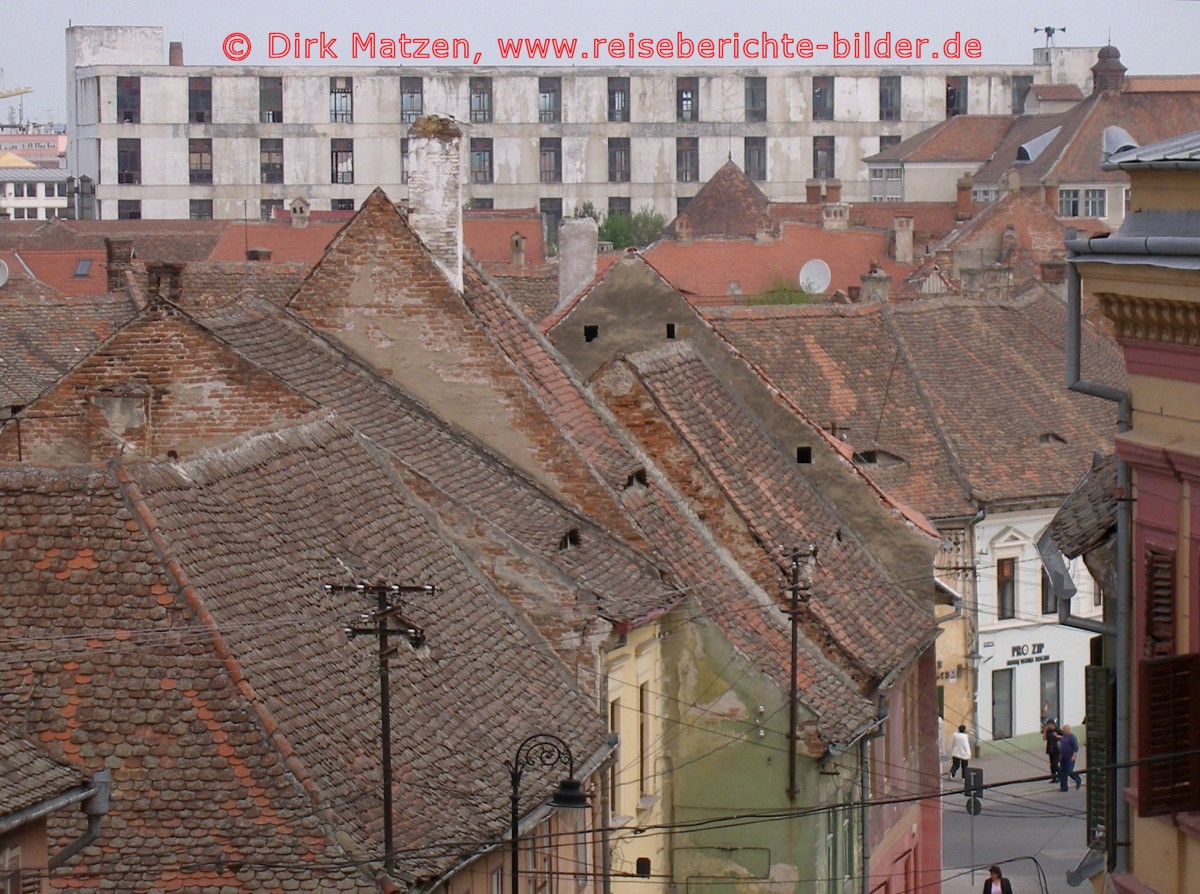 Sibiu, Unterstadt Plattenbau