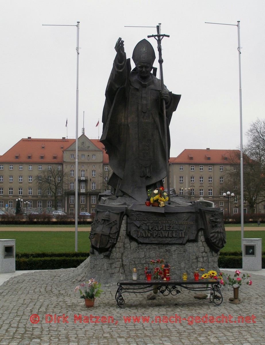 Stettin, Denkmal Johannes Paul 2