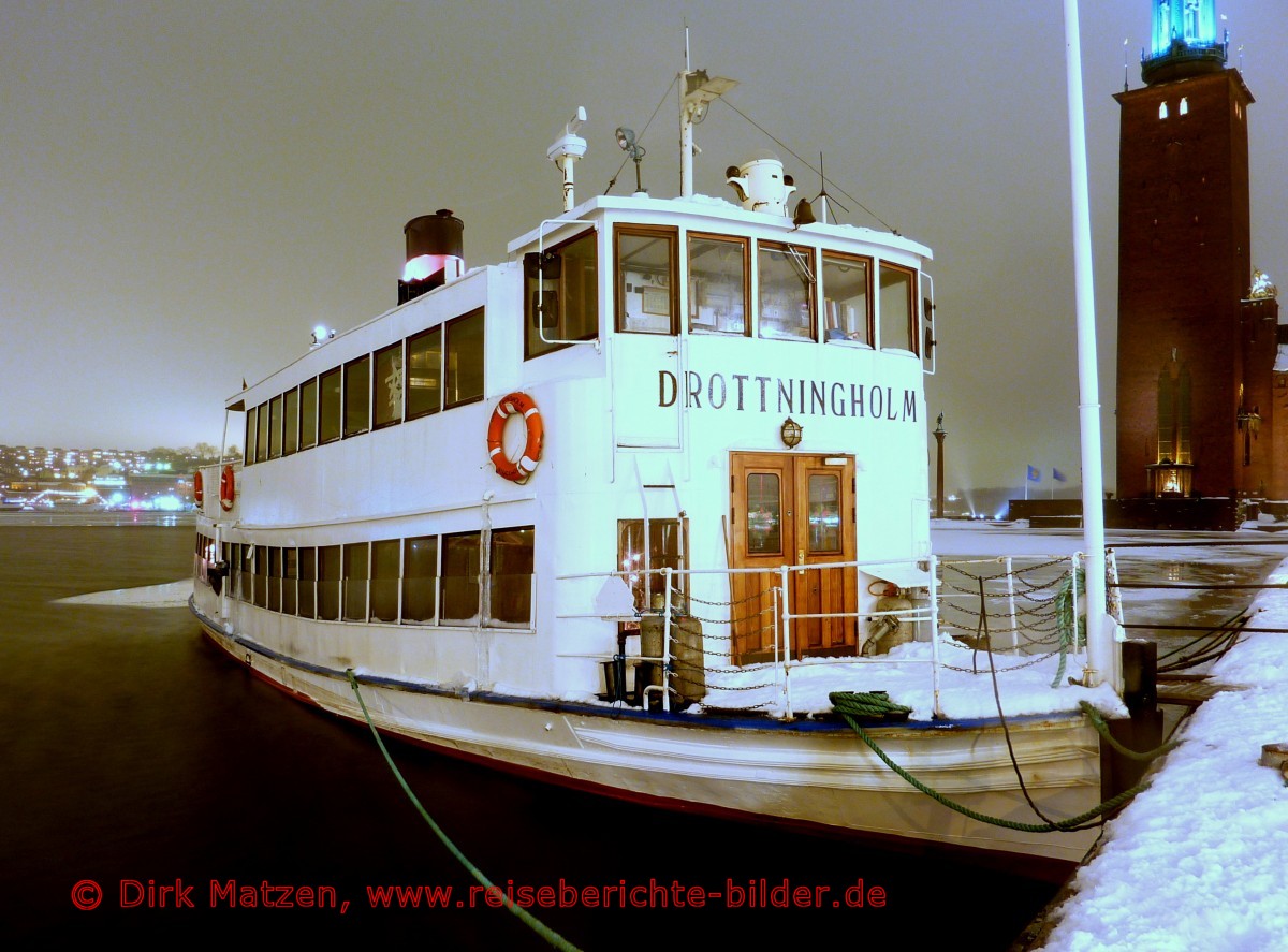 Stockholm, Dampfer Drottingholm