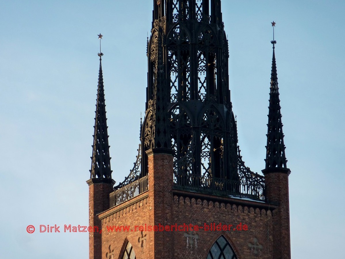 Stockholm, Turm der Riddarholmskyrkan
