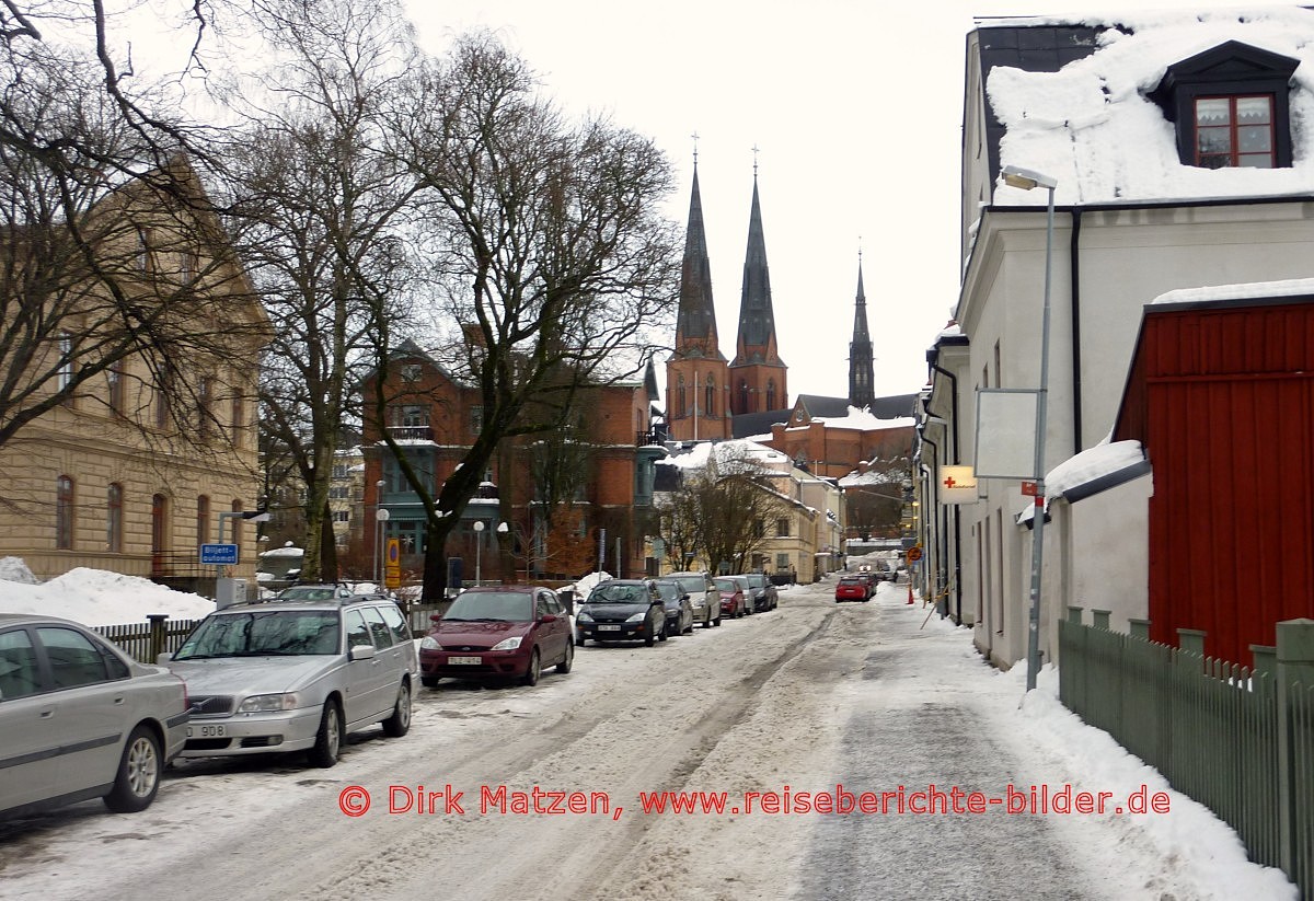 Uppsala, Strae mit Dom