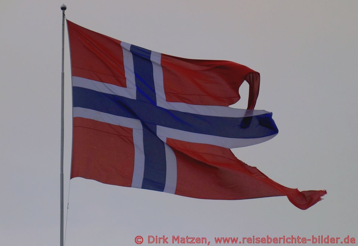 Trondheim, Norwegische Flagge