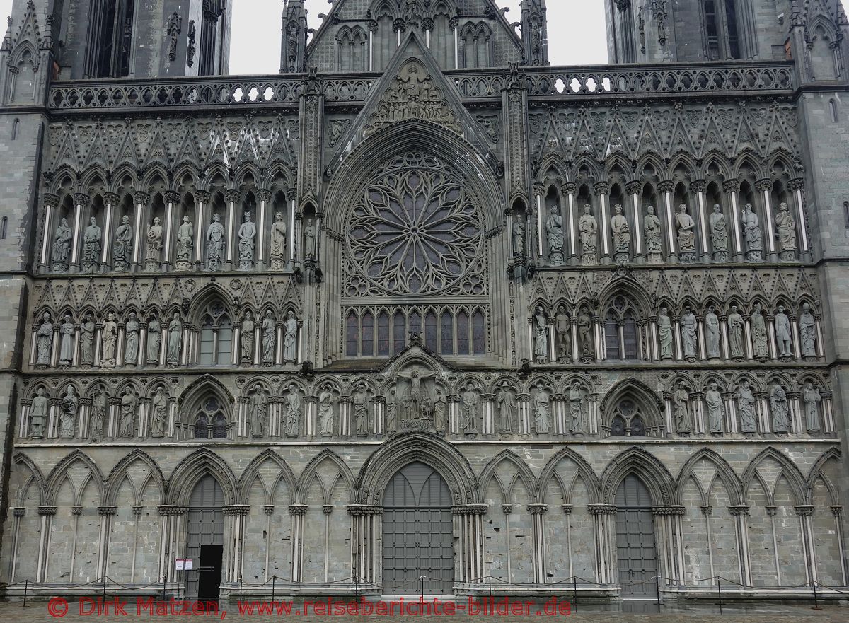 Trondheim, Nidarosdom, Westfassade
