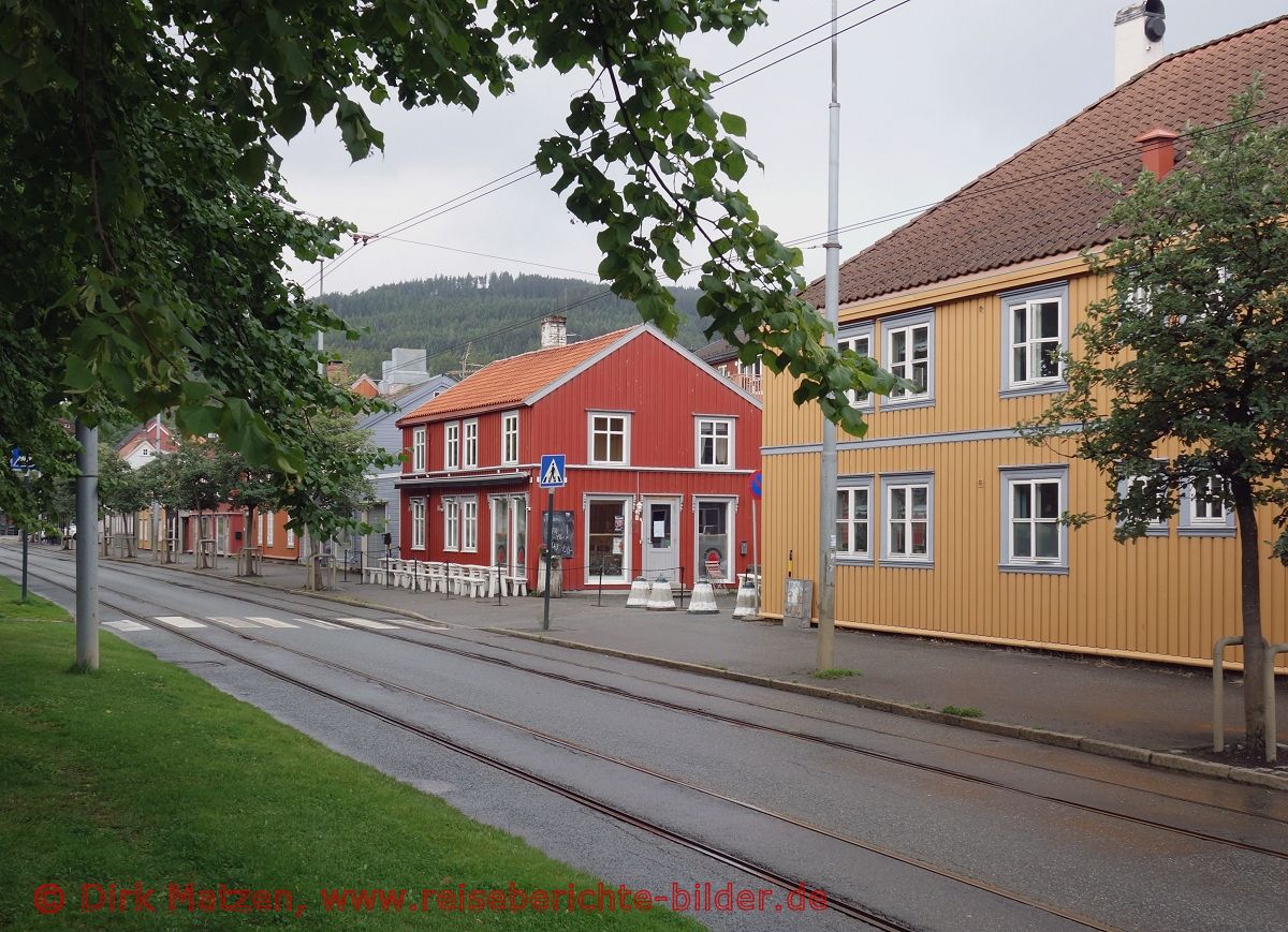 Trondheim, Häuser am Ilaparken