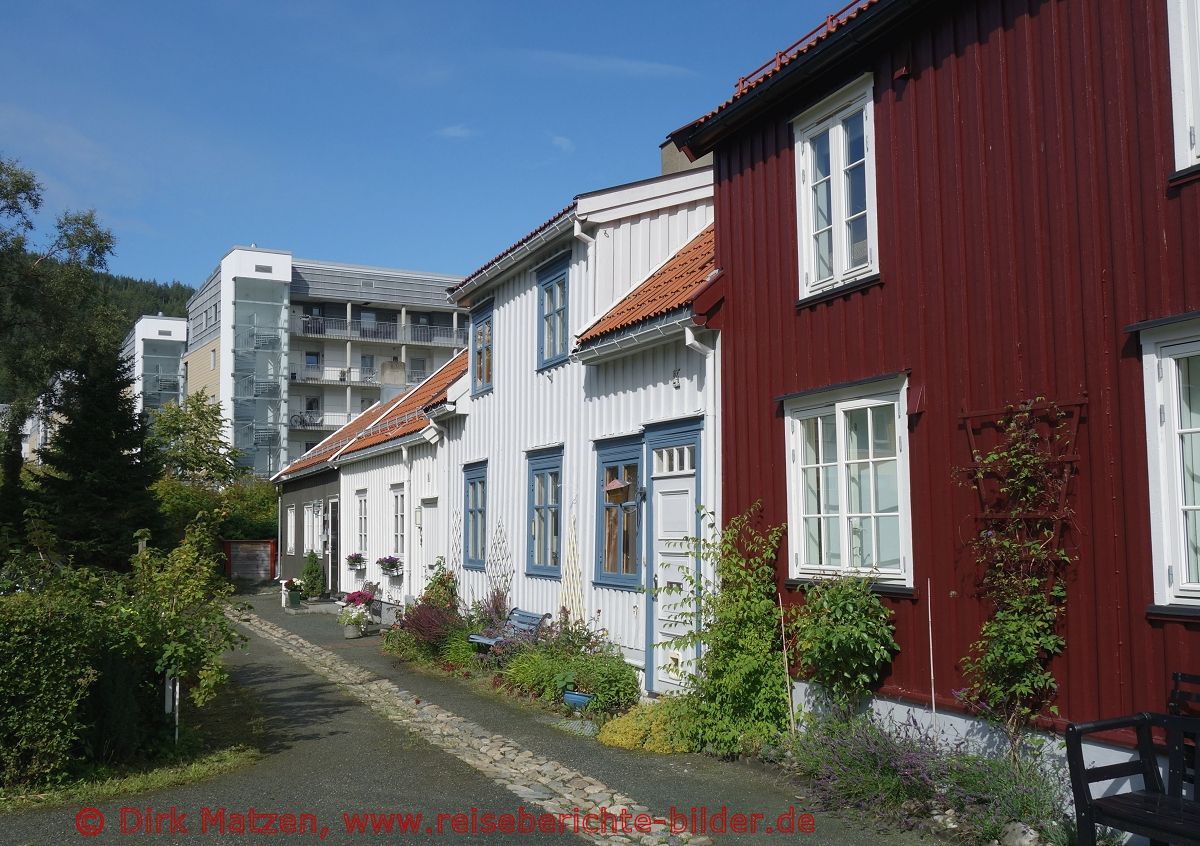 Trondheim, Altbauten und Neubauten im Stadtteil Ilsvika