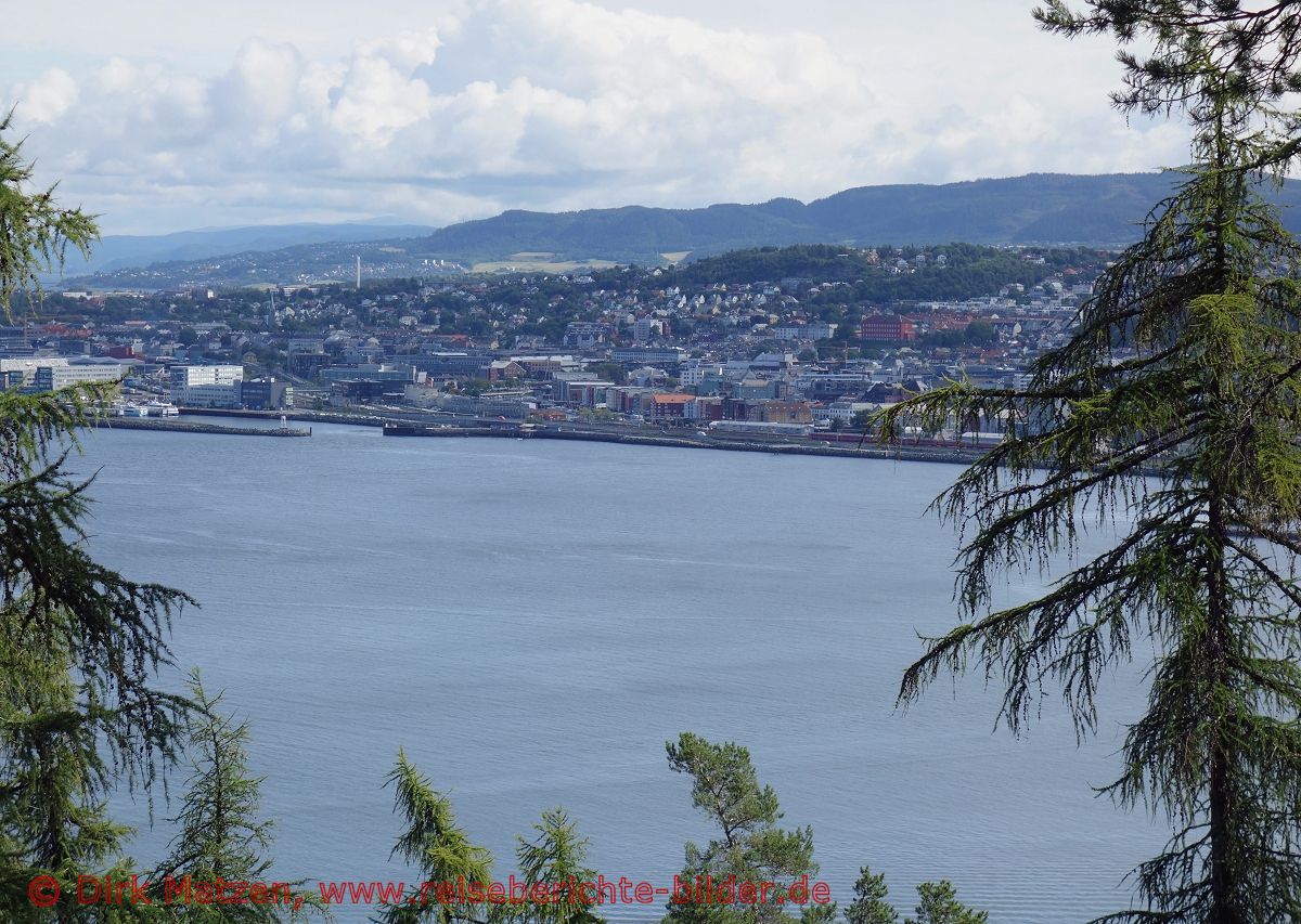 Trondheim, Blick vom Driftvegen