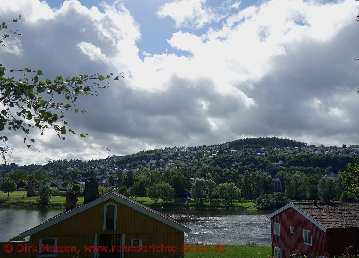 Trondheim, Blick zur Halbinsel Nidar