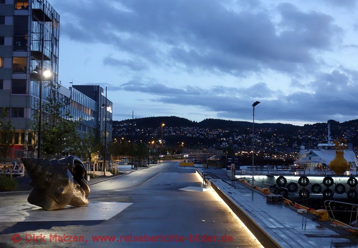 Trondheim, am Fhrhafen