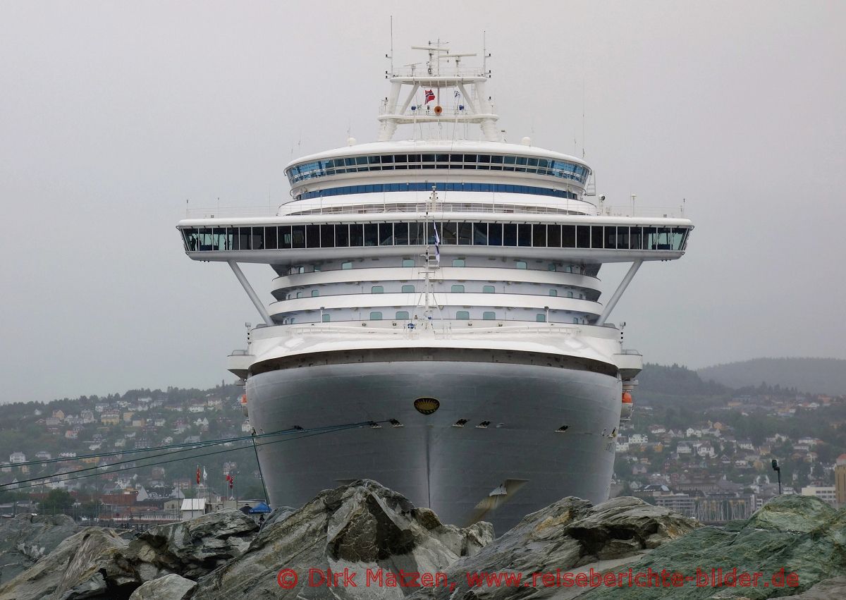 Trondheim, Kreuzfahrtschiff, Emerald Princess