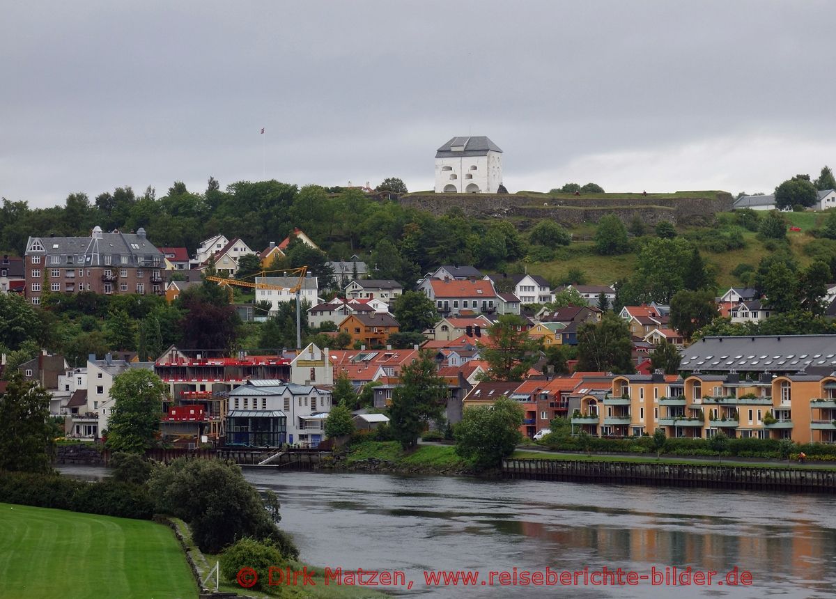 Trondheim, Blick zur Festung