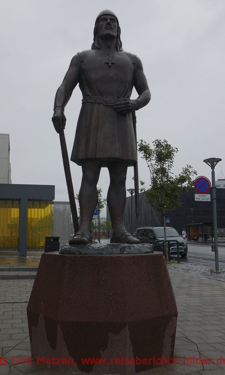 Trondheim, Statue Leiv Eriksson