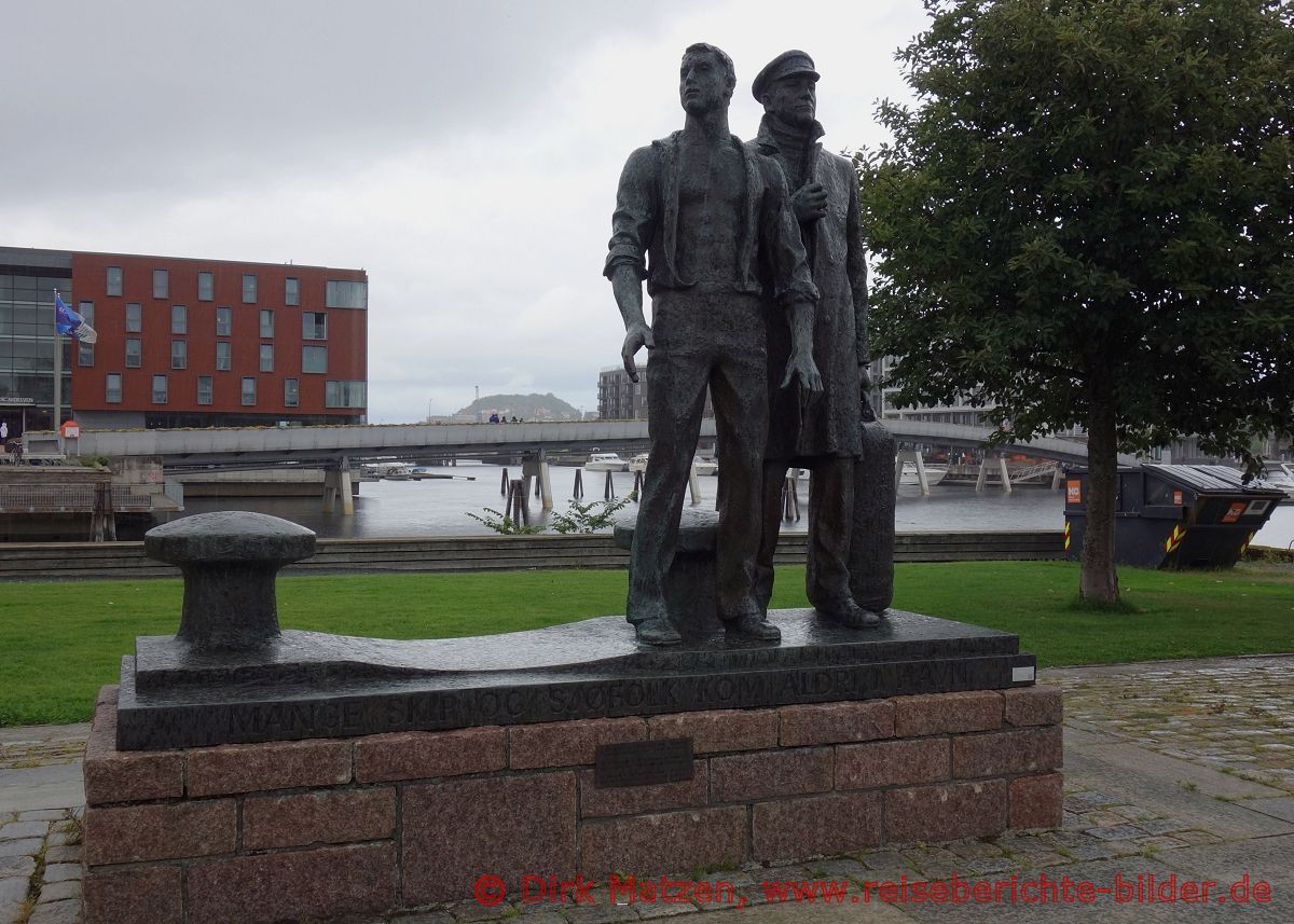 Trondheim, Denkmal fr gestorbene Seeleute im Zweiten Weltkrieg