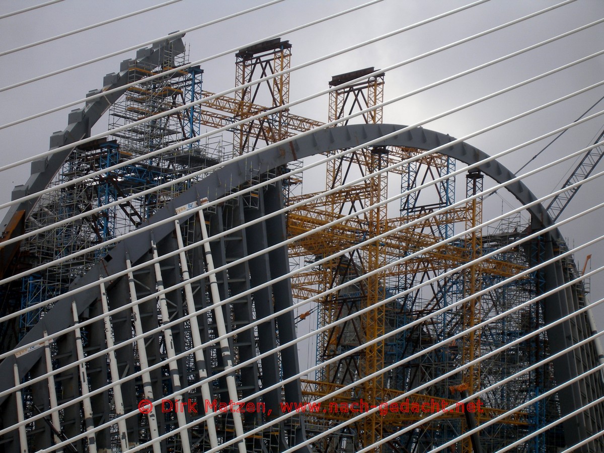 Valencia, Baustelle in der Wissenschaftsstadt