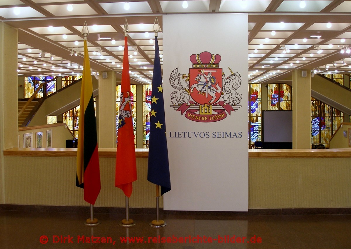 Vilnius (Wilna) - Eingang Parlament
