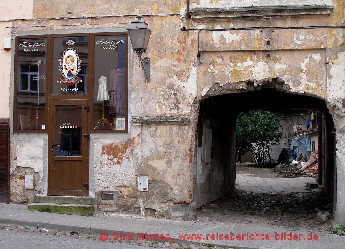 Vilnius (Wilna) - Uzupis, Altbauten