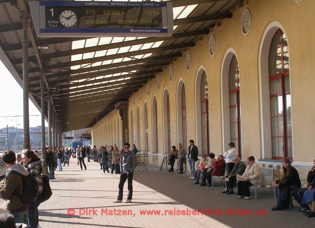 Vilnius (Wilna) - Hauptbahnhof