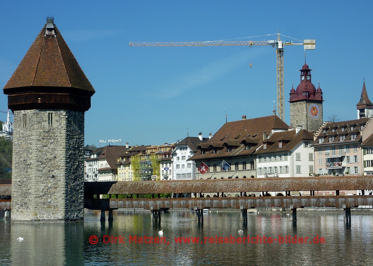 Luzern, Teil der Kapellbruecke