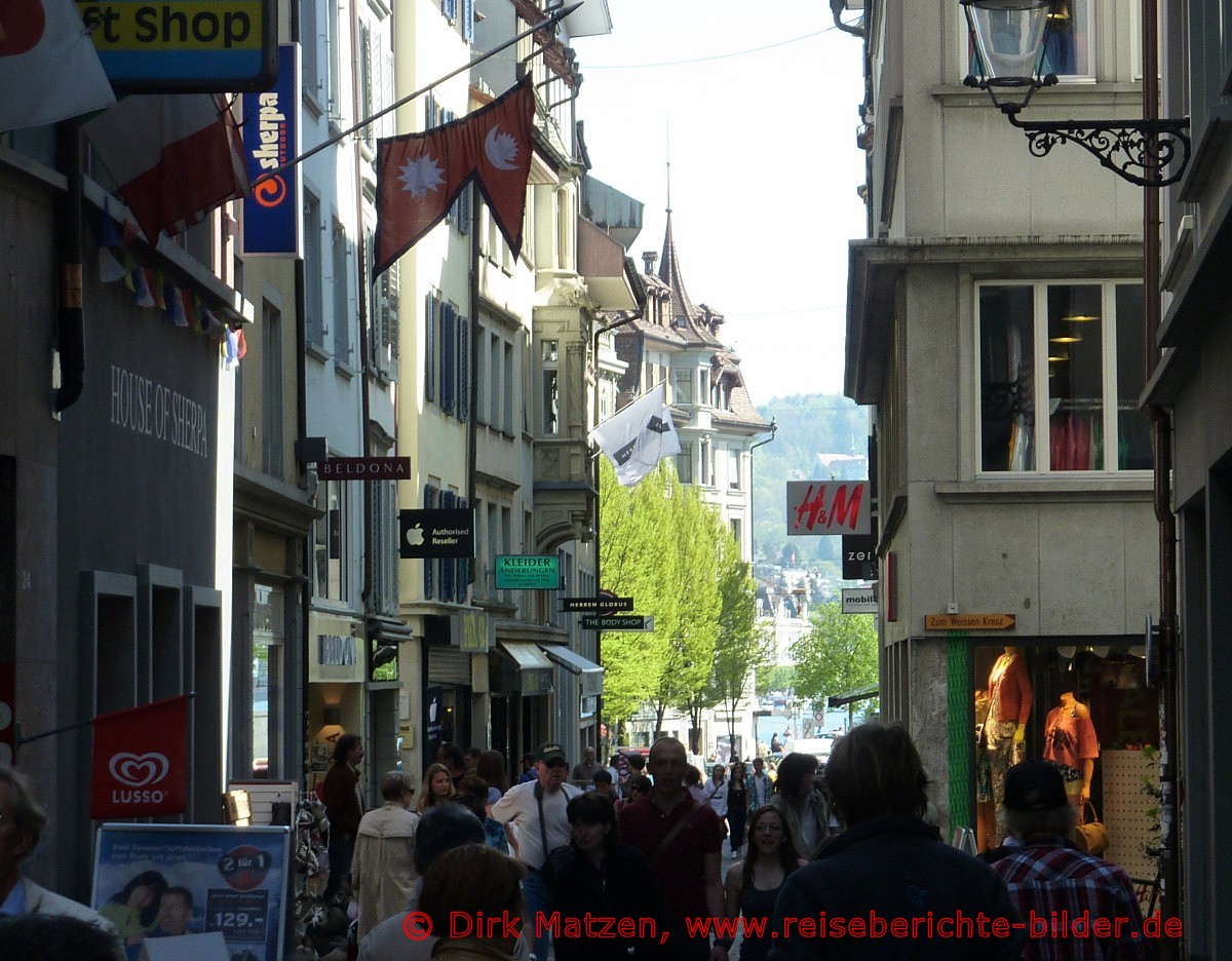 Luzern, Einkaufsstrasse