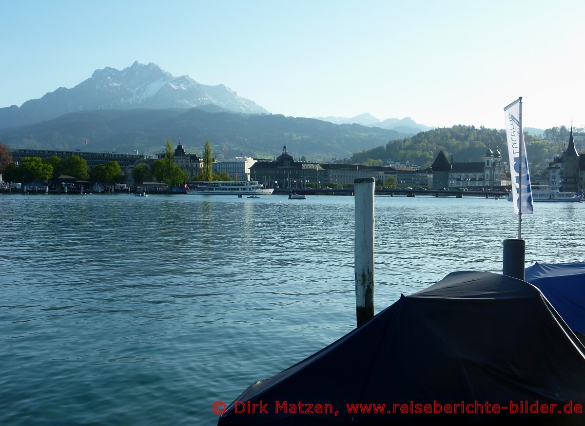 Luzern, Blick vom Nationalquai